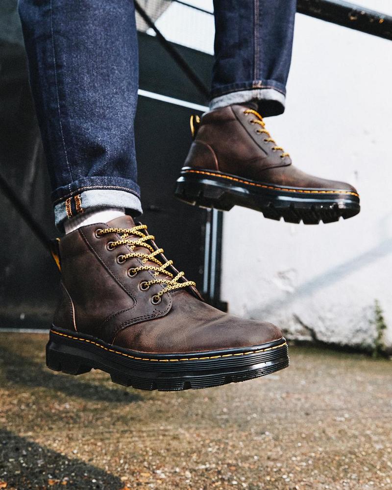 Botas Casuales Dr Martens Bonny Cuero Hombre Marrom | MX 343ILH